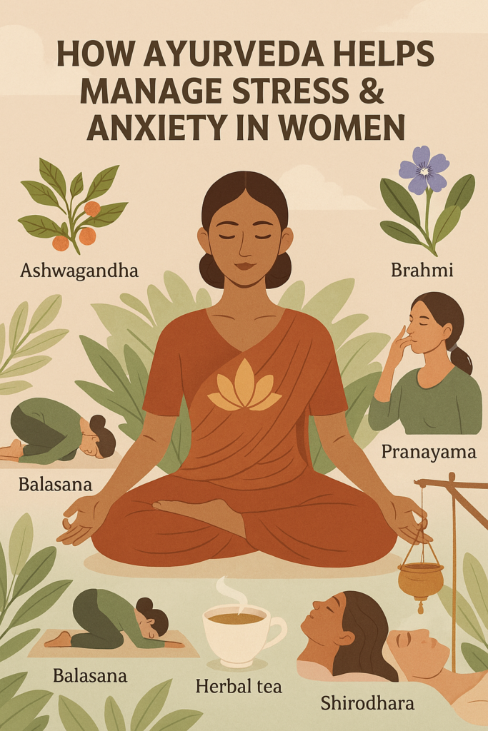 Ayurvedic stress relief for women
